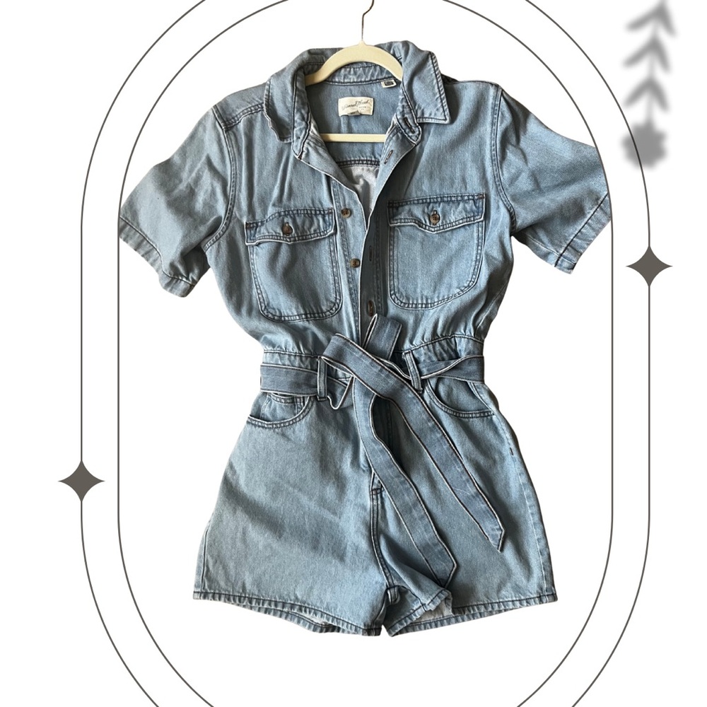 (Target) Light Blue Denim romper